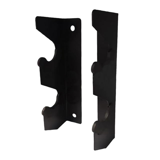 Estante para barra montado en la pared, organizador colgante Vertical, soporte para barra para entrenamiento con pesas, gimnasio comercial, 2 uds.