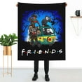 thumbnail image 7 of Halloween Scream Throw Blanket Horror Movies Flannel Fleece Blanket Scream Blanket Soft Lightweight All Season Throws For Outdoor Travel Xmas Gifts Bedroom Sofa Livingroom, 7 of 7