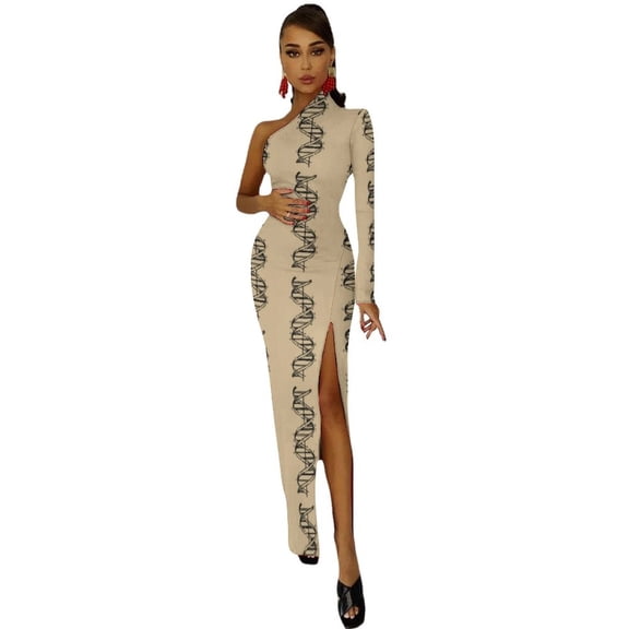 Cool Genes Half Dleeve Split Dress dresses for women Summer dresses for women elegant evening dresses for women