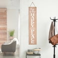 thumbnail image 2 of Welcome to The Nut House | Our Happy Place Reversible Double-Sided Hanging Wall Sign & Leaning Plaque for Home, Entryway, Door, Living Room - 47.25" x 10", 2 of 6