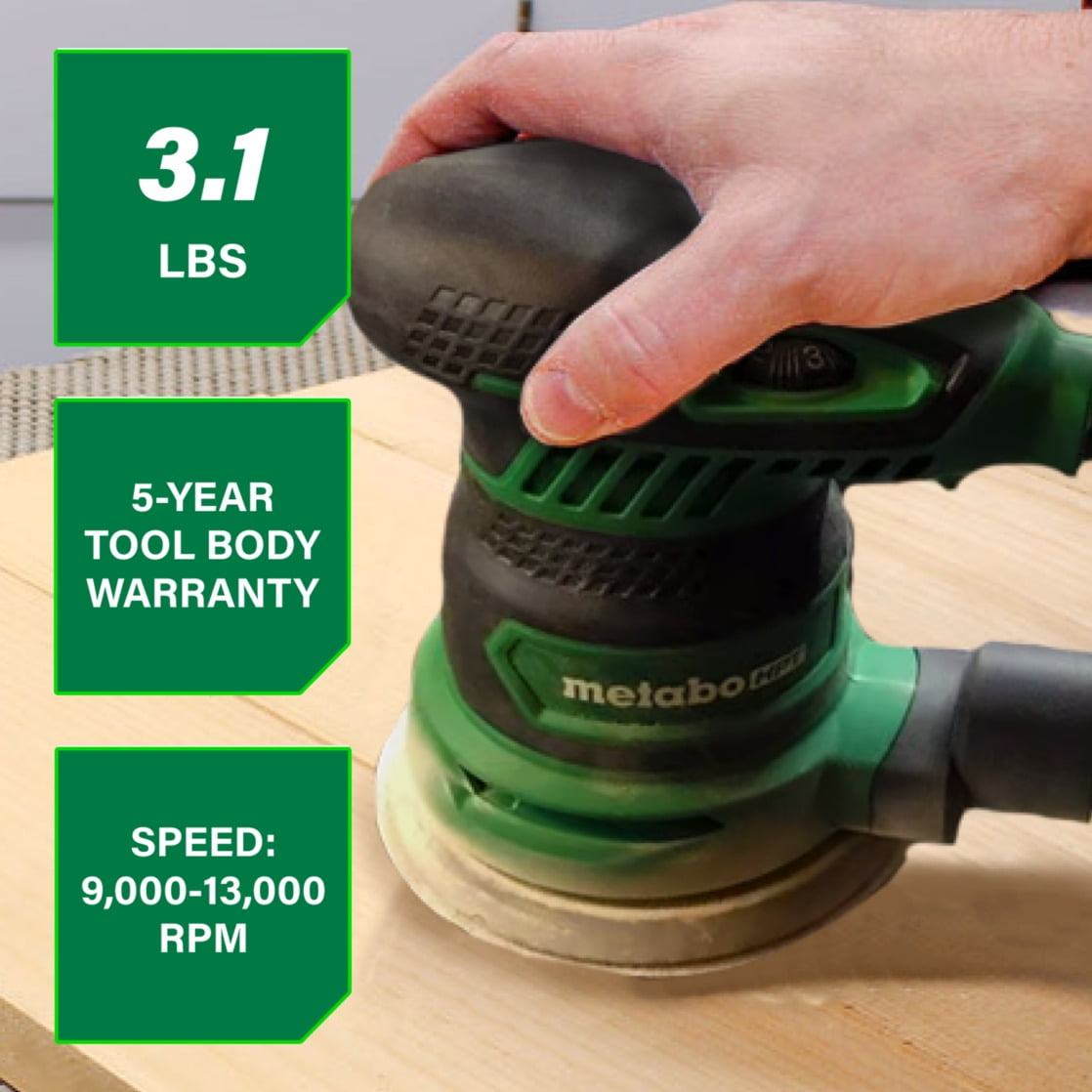 Metabo HPT 5-In Sander, Sanders for Woodworking, SV13YST