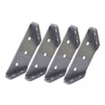 thumbnail image 1 of veasfak 2x 4Pieces Stainless Steel Corner Joint, Trapeziform Angle Code Brackets Support, 1 of 3