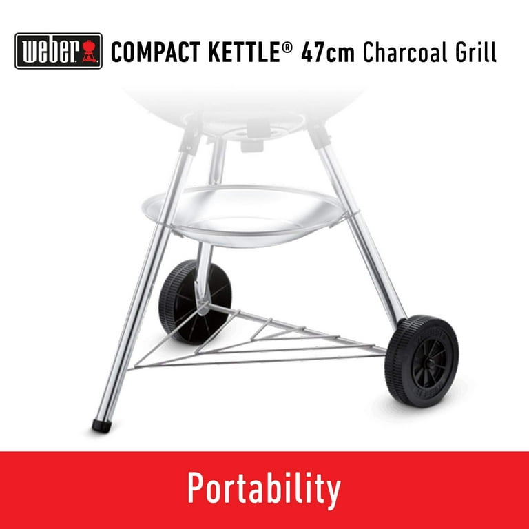 Weber 47Cm Compact Grill W Therm Black Asia Walmart