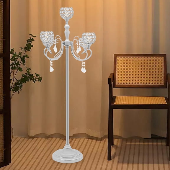 5 Arm 49 Inch Floor Candle Holder Wedding Centerpieces Party Decor Candlestick