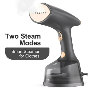 Homuserr Handheld Garment Steamer 1800W 20s Heat Up Steamer for Clothes with LCD Smart Screen, 2 Steam Options Fabric Steamer, Upgraded Nozzle and 300Ml Water Tank