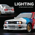 thumbnail image 4 of 1:24 BMW M3 Racing Supercar Alloy Metal Diecast Model Car Sound And Light Home Trendy Display Ornaments Birthday Gift For Friend, 4 of 6