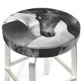 thumbnail image 3 of Rateoe Running horses Pattern Round Bar Stool Seat Covers,Washable Stool Cushion Slipcover Elastic Bar Chair Covers for 12-14 Inch Chair-12 inch, 3 of 7