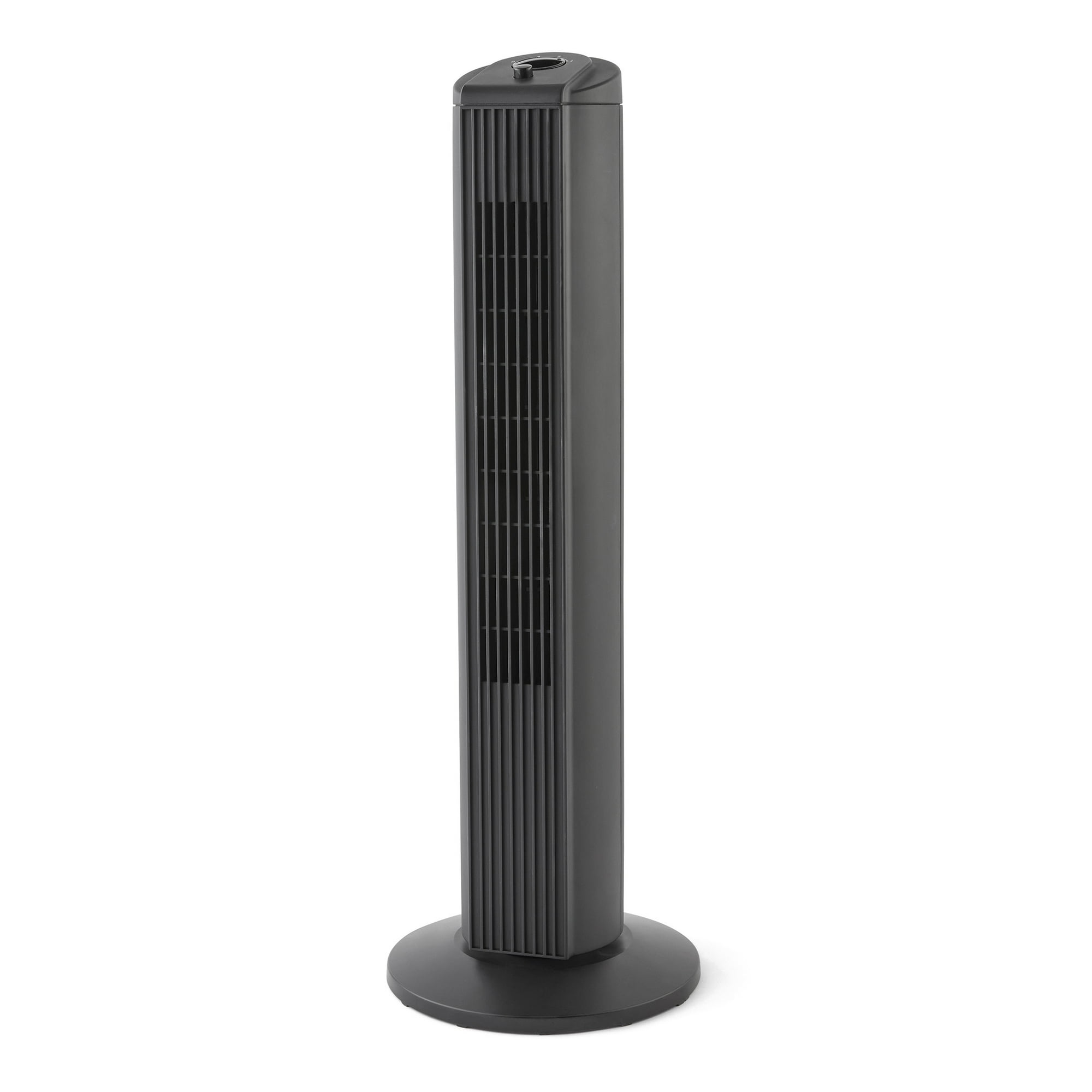 Mainstays 28-Inch Tower Fan with 3-Speed Settings and Oscillation, Black, MSWMT24MBV