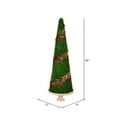 thumbnail image 2 of Vickerman 36" Artificial Cone Shape Cedar Tree with Resin Stand., 2 of 3