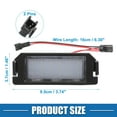thumbnail image 4 of Car 6000K White LED License Plate Light 92501-B2000 92502-2L500 3528SMD for Kia for Hyundai 1 Pair, 4 of 6