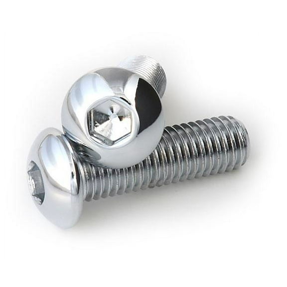 Drag Specialties DS192331 Button-Head Bolts - 3/8in.-16 x 2 1/4in.