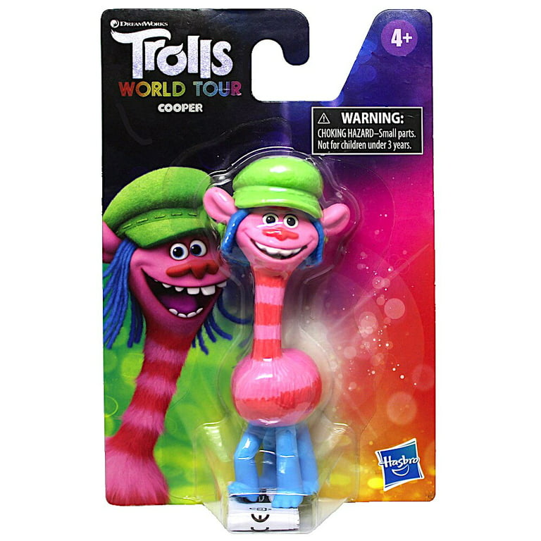 Lot of 3 TROLLS 3” Figures Plastic Toys