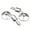 Silver, variant on Convex Motorcycle CNC Aluminum 3" Side Rear View Rearview 7/8" Handle Bar End Handlebar Barend Mirror Cafe Racer