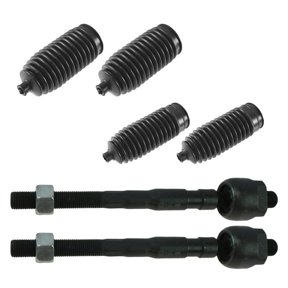 TRQ Inner Tie Rod & Boot Set Fits 2007-2013 Nissan Altima PSA43311