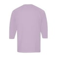 thumbnail image 6 of Lumtrix Men's Long Sleeve Baseball Solid T-Shirts Henley Shirts for Men Casual Cotton Sport Athletic Jersey Tee Tops Light Purple M, 6 of 8