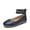 NAVY, variant on Girls Ballerina Dress Shoes Pearls Bow Ankle Strap Flower Girl Ballet Flats SDFL2316K