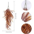 thumbnail image 4 of Viworld 2Pack Artificial Fall Boston Fern Plants Vines Fake Hanging Rattan Plant for Autumn Thanksgiving Indoor Outdoor Home Decoration, 4 of 8