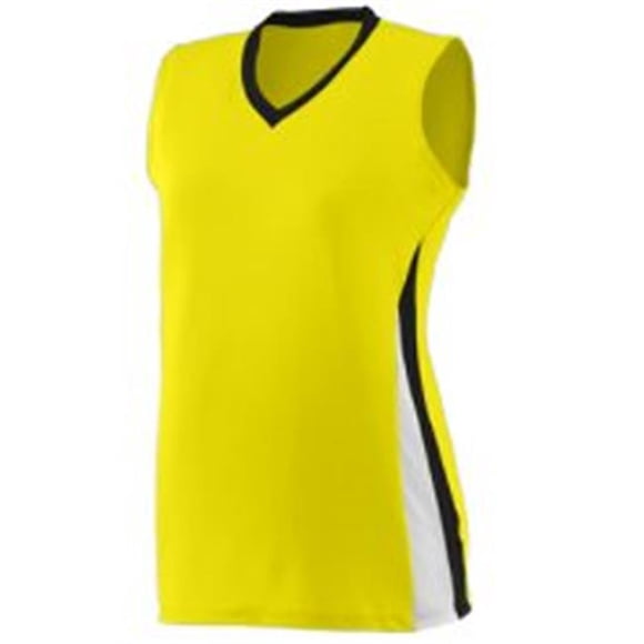 1355A Chandail Tornade pour Femmes - Jaune Puissance, Noir et Blanc, Moyen