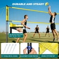 thumbnail image 6 of Patiassy Outdoor Portable Volleyball Net Set System for Backyard - Quick & Easy Setup Adjustable Height Steel Poles, PU Volleyball, Pump and Carrying Bag, 6 of 9