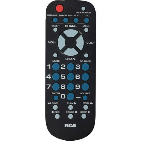 RCA RCR504BR 4-Device Palm-Sized Universal Remote RCA RCR504BR 4-Device Palm-Sized Universal Remote
