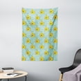 thumbnail image 1 of Yellow Submarine Decor Tapestry, Nautical Design Illustration of a Submarine and Bubbles, Wall Hanging for Bedroom Living Room Dorm Decor, 40W X 60L Inches, Seafoam Earth Yellow, by Ambesonne, 1 of 2
