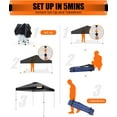 thumbnail image 5 of Naipo 10'x10' Pop up Tent with Sidewall,  Portable Outdoor Canopy,Sun & Rainy Use, Water Resistance, Foldable with Carry Bag, Black, 5 of 10