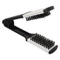 thumbnail image 4 of Cepillo de pelo con abrazadera de doble cara, cepillo doble para alisar el cabello, cepillo doble para alisar el cabello, peine, plancha de peluquería, diseño de última generación, 4 of 8