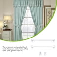 thumbnail image 4 of AMERTEER2 Pieces Adjustable Curtain Rod Extendable Bars Pole Without Drilling Hanging Rods Self Adhesive for Home Bathroom Hotel, 4 of 7