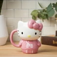 thumbnail image 6 of Sanrio Hello Kitty Pink Skeleton Costume 20 Ounce 3D Sculpted Ceramic Mug, 6 of 7