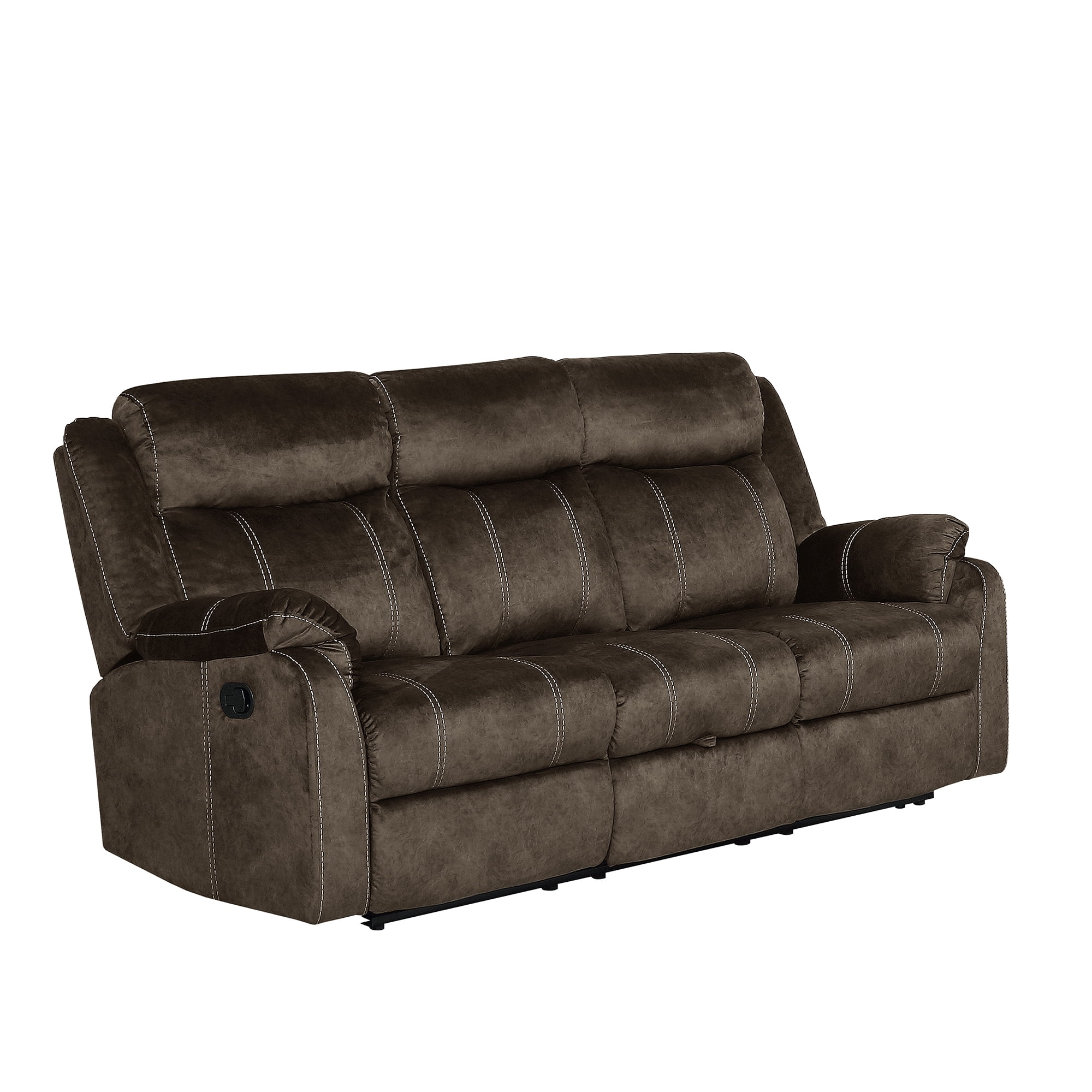 Global Furniture USA U7303C Domino Coffee Reclining Sofa with Storage Drawer