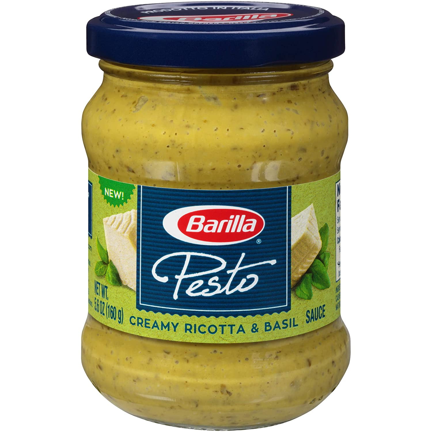 Barilla Creamy Ricotta & Basil Pesto Sauce, Pasta Sauce, 5.6 Ounce (Pack of  8)