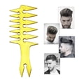 thumbnail image 1 of de 5 s profesionale peinar el cabello para hombres y niños, peluquero, barbero, cepillo cabello dorado, 1 of 8