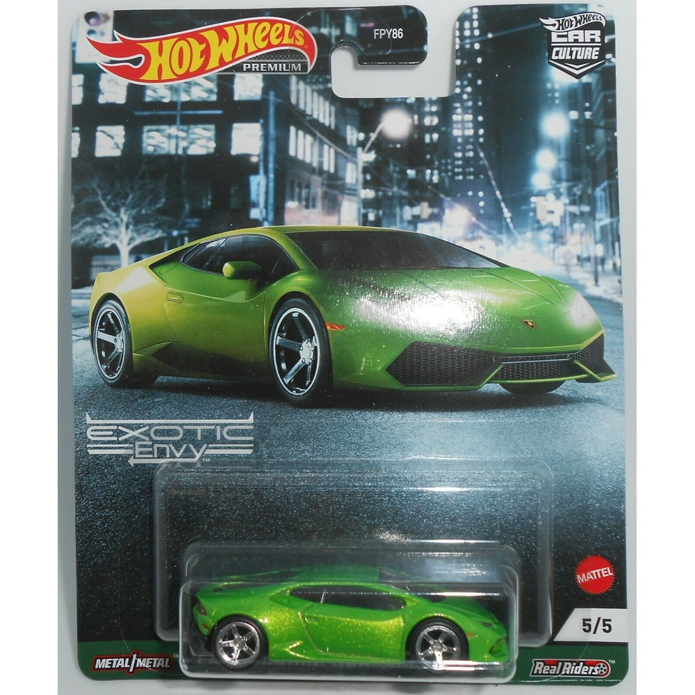 Hot Wheels Car Culture Huracan LP 6104 Green Exotic Envy