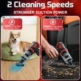 thumbnail image 3 of Handheld Car Vacuum Cleaner, 12000PA High Power Cordless Vacuum Cleaner & Air Duster, Portable Mini Vacuum for Car, Office, 3 of 7