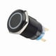 thumbnail image 3 of Botón Pulsador Impermeable Con Bloqueo Automático LED, Negro, 19 Mm, 1224 V, Encendido Y Apagado, Placa De Metal Duradera, Con Anillo De Goma A Prueba De Polvo, Ideal Para Uso En, 3 of 7
