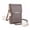 Gray, variant on Women Touch Screen Phone Crossbody Bag, Waterproof PU Leather with Adjustable Shoulder Straps Messenger Bag, for Outdoor, Travel