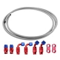 thumbnail image 1 of Unique Bargains AN6 Fuel Line Kit 12ft Vacuum Hose Automotive Fuel Hose with Adapters 1 Set, 1 of 7