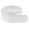 thumbnail image 1 of Cinturón de repuesto de cuero para hombre Sunnimix Diseño Clásico de doble Puntada 35 Mm blanco, 1 of 8