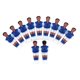 thumbnail image 4 of 11 piezas de repuesto para futbolín de mesa, para jugadores de fútbol Azul, 4 of 9