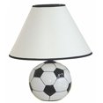 thumbnail image 1 of Ceramic Soccer Ball Table Lamp, 1 of 1