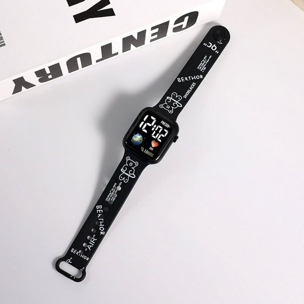 Pokemon Pikachu-relojes deportivos informales para hombres y mujeres, reloj de silicona Led, Color encantador, reloj de pulsera Digital para niños, regalo de juguete