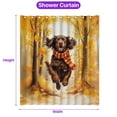 thumbnail image 5 of Welcome Fall Boykin Spaniel Strolling Through the Autumn Maple Forest Shower Curtain Dog Lover Waterproof Bathroom Bathtub Curtain - 12012, 5 of 5