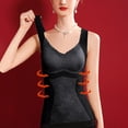 thumbnail image 4 of Mepaouo Womens Thermal Tank Tops Built in Bra Warm Underwear Sexy Sleeveless Camisoles Vest(Black,XL), 4 of 7