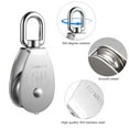 thumbnail image 3 of 1 Pc Practical Single Glidewheel Swivel Pulley Single Wheel Pulley for School Home, 3 of 6