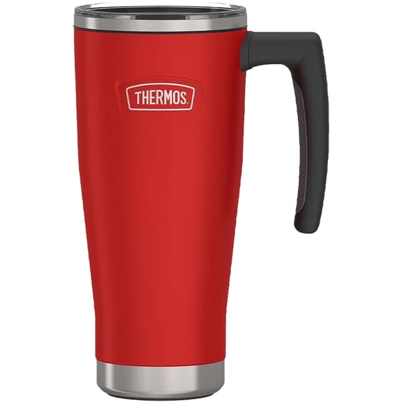 Thermos Stainless Steel Mug w/ Slide Lock Lid, Crimson , 18 oz