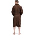 thumbnail image 2 of Men's Soft Plush Fleece Classic or Hooded Robe with Front Pockets, 2 of 7