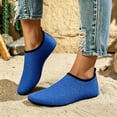 thumbnail image 6 of hzomhy Women'S Quick Dry Water Shoes Non-Slip Aqua Socks For Beach Swimming Yoga Hiking And Outdoor Activities Lightweight Flexible Slip-On Footwear Blue, 6 of 6