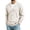 a01White, variant on LODIENY Men Baggy V Neck Cardigan Sweater Long Sleeve Fall Casual Knit Cardigans Button Down Classic Fit Daily Sweaters Navy XXXXL