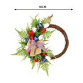 thumbnail image 3 of Guirnalda de simulación perfecl colorida 40 cm decoración americana para puerta delantera primavera, 3 of 8