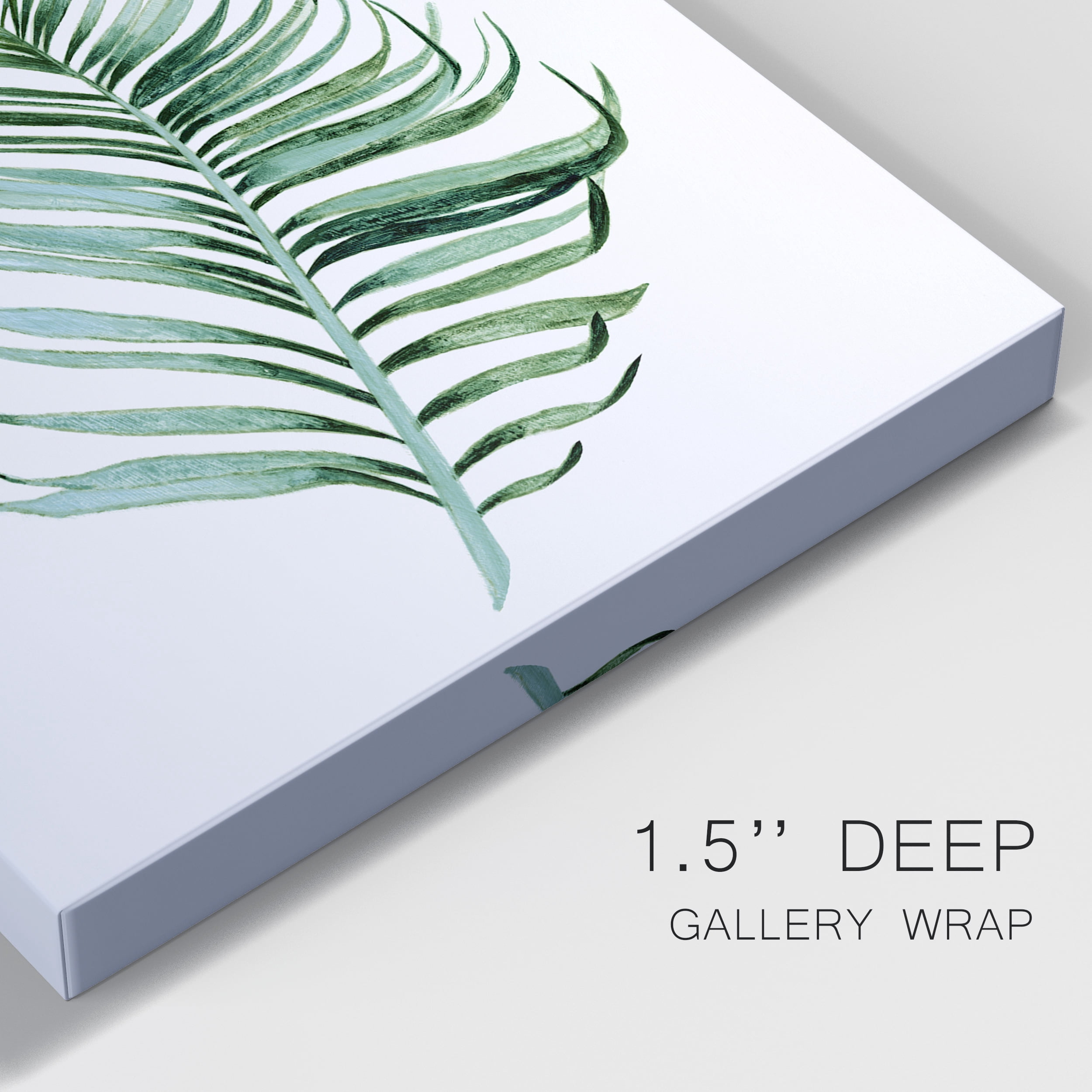 Sage Frond II Premium Gallery Wrapped Canvas - Ready to Hang - 32 x 48